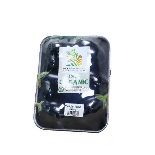 Organic Eggplant Round 500g UAE
